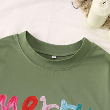 Load image into Gallery viewer, Merry Christmas T-Shirt Women Christmas Tree Graphic Shirt Merry and Bright Crewneck Long Sleeve Xmas Holiday Pullover Tops