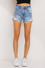Load image into Gallery viewer, Mid Rise Denim Shorts
