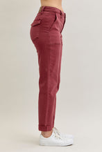 Load image into Gallery viewer, Judy Blue High Waisted Cuffed Burgundy
