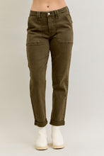 Load image into Gallery viewer, Judy Blue High waisted Cuffed Dark Forest
