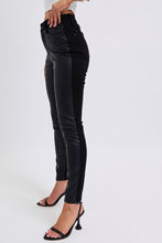 Load image into Gallery viewer, Judy Blue Faux Leather High Rise &amp; Denim Skinny Regular
