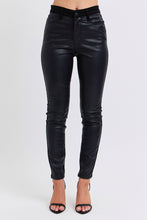 Load image into Gallery viewer, Judy Blue Faux Leather High Rise &amp; Denim Skinny Regular
