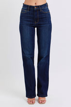 Load image into Gallery viewer, Judy Blue Mid Rise Straight Fit Dark Wash
