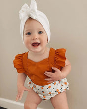 Load image into Gallery viewer, Darlin&#39; Clementine Romper
