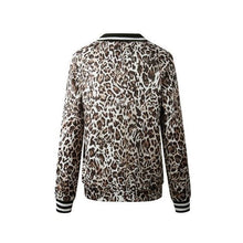 Load image into Gallery viewer, Printed Zip Up Long Sleeves Bomber Jacket
