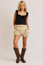 Load image into Gallery viewer, LACE RUFFLE SHOULDER TRIM DETAIL CAMI TOP
