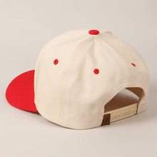 Load image into Gallery viewer, God Bless America Embroidered Two-Tone Canvas Cap
