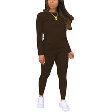 Load image into Gallery viewer, Two Piece Outfits For Women Lounge Sweatsuits Sets Casual Jogging Suit Matching Clothing
