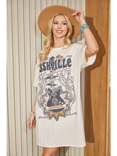 Load image into Gallery viewer, Nashville Relaxed Graphic Shirt Dress
