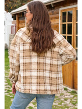 Load image into Gallery viewer, Sherpa Plaid Jacket
