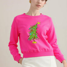 Load image into Gallery viewer, Womens Shirt Christmas Long Sleeve Holiday Crewneck Top with Festive Print for Winter Party Home Gatherings Seasonal Outfits
