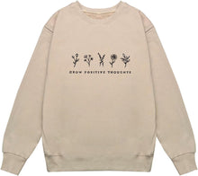 Load image into Gallery viewer, Women Cute Graphic Funny Oversized Pullover Drop Shoulder Sweatshirts

