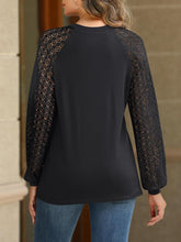 Load image into Gallery viewer, Womens Long Sleeve Shirts Lace Tops Business Casual Fall Fashion Outfits Clothes 2025 Knitted Y2k Dressy Blouses
