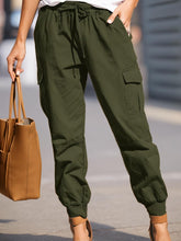 Load image into Gallery viewer, Women&#39;s Cargo Sweatpants 2025 Lightweight Drawstring Hiking Pants Workout Running Trousers with Pockets
