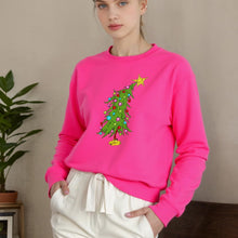 Load image into Gallery viewer, Womens Shirt Christmas Long Sleeve Holiday Crewneck Top with Festive Print for Winter Party Home Gatherings Seasonal Outfits
