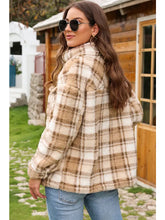 Load image into Gallery viewer, Sherpa Plaid Jacket
