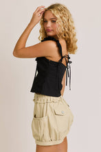 Load image into Gallery viewer, LACE RUFFLE SHOULDER TRIM DETAIL CAMI TOP
