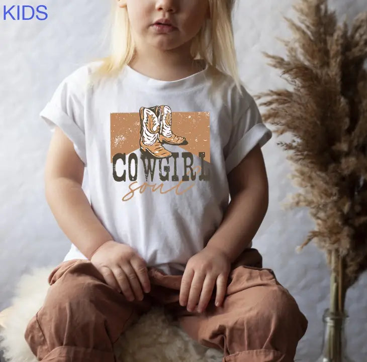 Cowgirl Soul Toddler Graphic Tee