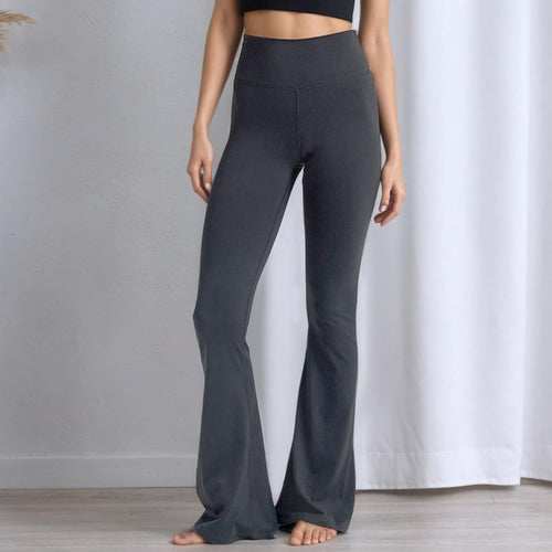 High Waisted Flare Leggings for Women - Bootcut Yoga Pants with Tummy Control, Perfect for Casual Workouts