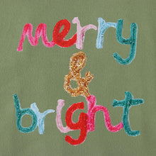 Load image into Gallery viewer, Merry Christmas T-Shirt Women Christmas Tree Graphic Shirt Merry and Bright Crewneck Long Sleeve Xmas Holiday Pullover Tops
