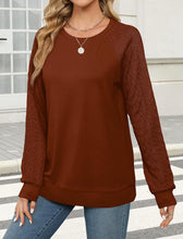 Load image into Gallery viewer, Sweaters for Women Crewneck Cable Knit Sleeve Sweaters Long Sleeve Shirts for Women Lightweight Fashion
