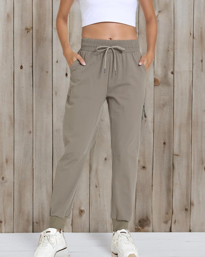 Womens Joggers with Pockets Lightweight Quick Dry Soft Athletic Workout Pants for Yoga Gym Running Travel