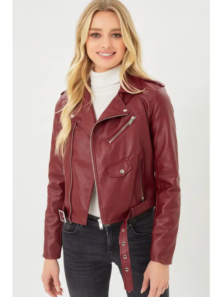 Zip up Biker Jacket