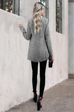 Load image into Gallery viewer, Open Front Long Sleeves Pockets Overcoat
