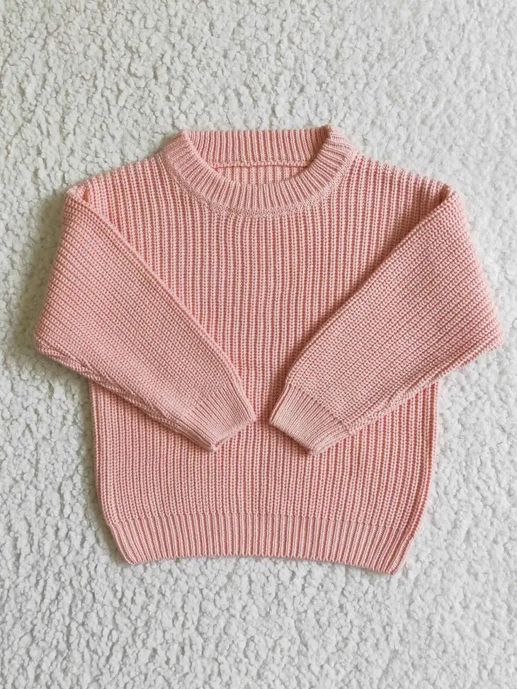 Pink Toddler Wool Sweater