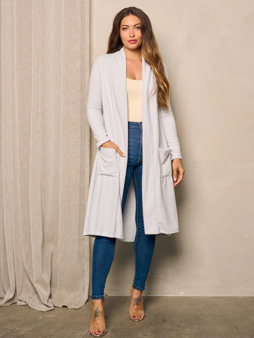 Open Front Cardigan
