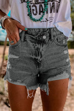 Load image into Gallery viewer, Crossover Waist Denim Short
