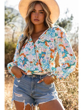 Load image into Gallery viewer, Floral Print Wrap Body Suit
