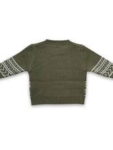 Load image into Gallery viewer, Toddler Bull Skull Aztec Sweater
