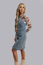 Load image into Gallery viewer, Denim Button Down Dress: Denim / M
