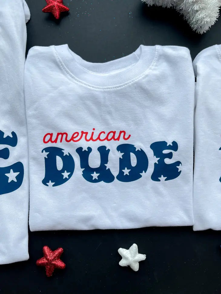American Dude Toddler Tee