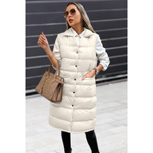 Load image into Gallery viewer, Solid Button Down Puff Vest Padded Jacket
