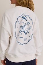 Load image into Gallery viewer, &quot;YEE HAW&quot; PRINTED CREW NECK OVERSIZED SWEATSHIRT
