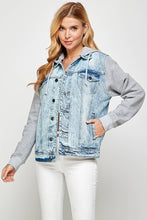 Load image into Gallery viewer, Boyfriend&#39;s Denim  jacket (open Size)
