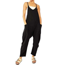 Load image into Gallery viewer, Long Black Jumpsuit
