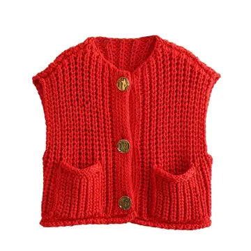 Chunky Knit Vest