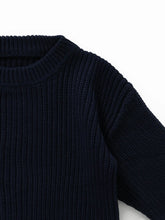 Load image into Gallery viewer, Toddler Navy Sweater

