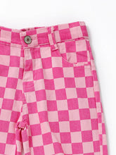 Load image into Gallery viewer, Toddler Pink Checkered Pants
