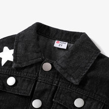 Load image into Gallery viewer, Star Toddler Denim Jacket
