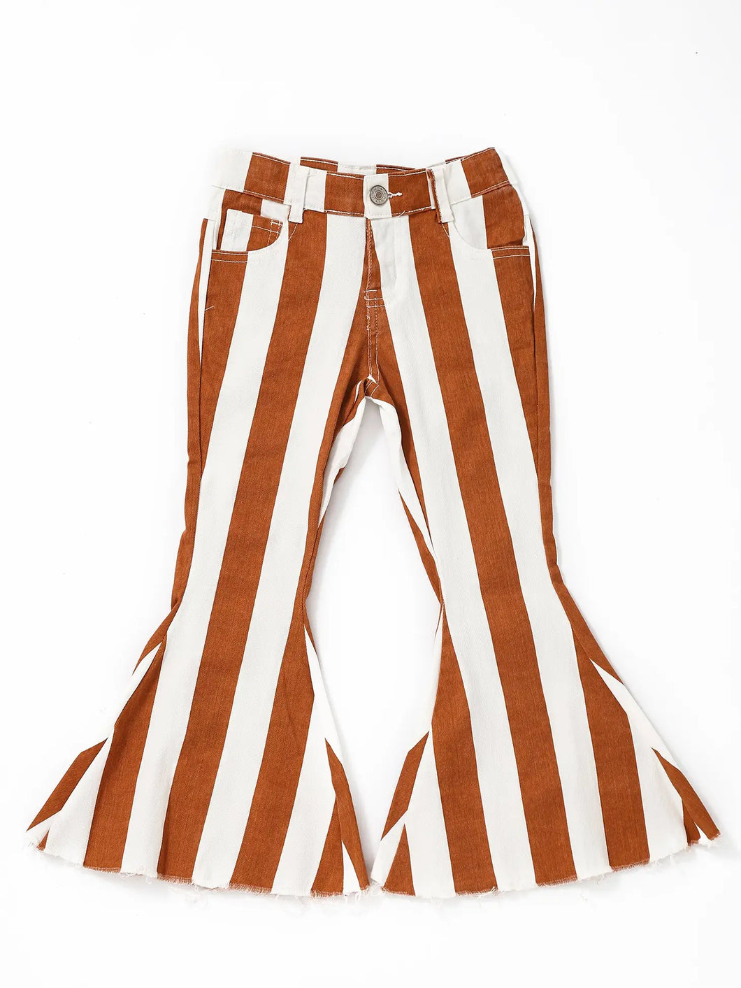 Striped Bell Bottoms Toddler Jeans
