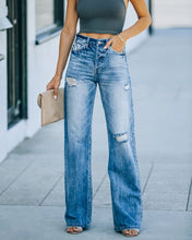 Load image into Gallery viewer, Wide Leg Denim Trousers
