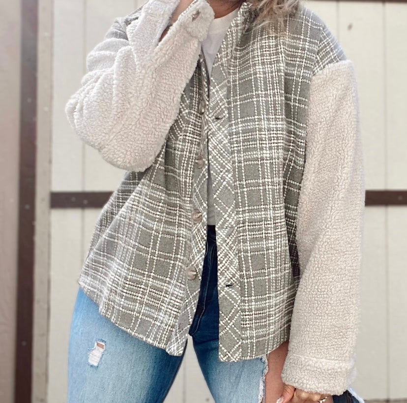 Contrast Shacket