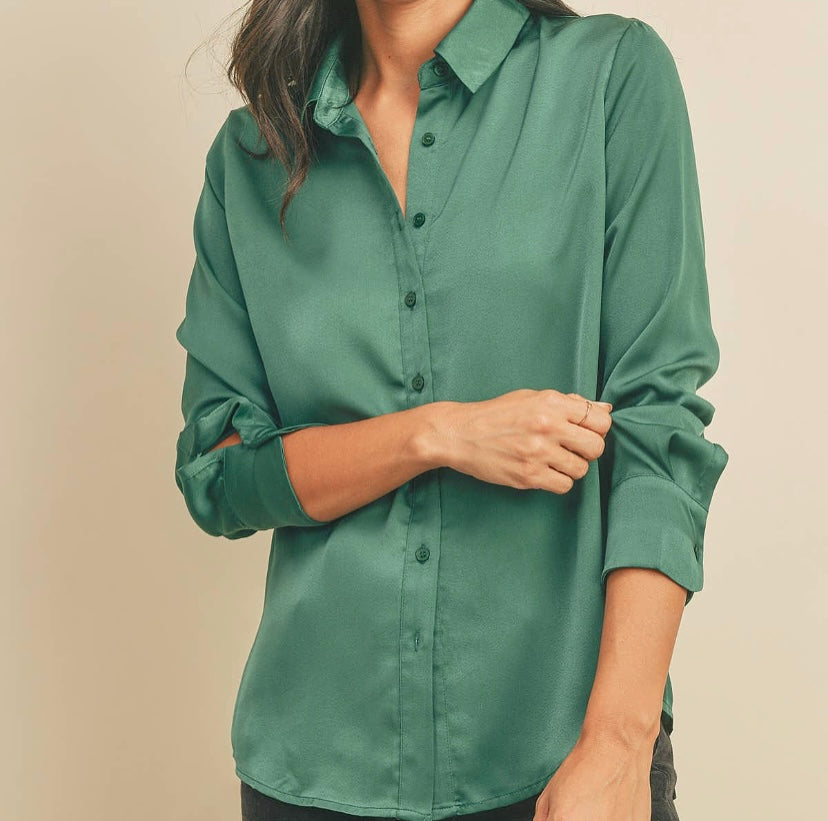 Classic Blouse - Emerald