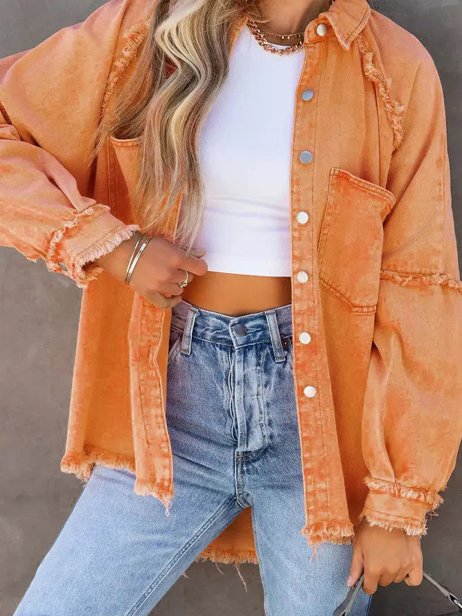 Candy Colored Denim Jacket